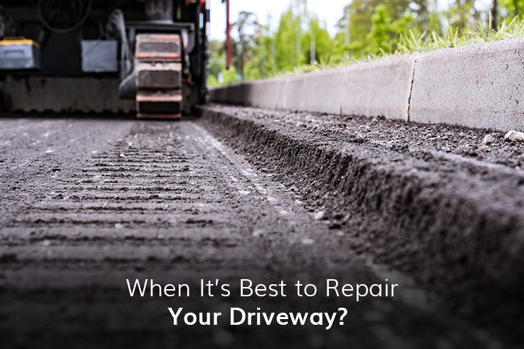 When It Is Best to Repair Your Driveway?